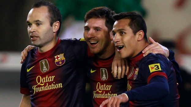 Messi celebrates