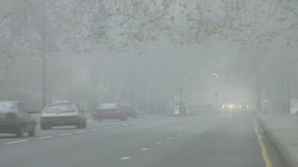 Fog affects the Midlands