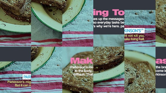 Making toast when suffering with Parkinson's disease can look like this