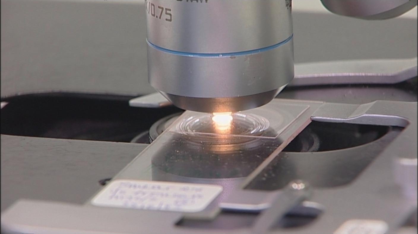 Nanotech invention quadruples microscope magnification Granada ITV News