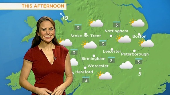 This afternoon's forecast