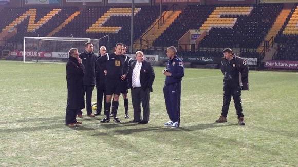 Inspecting the pitch