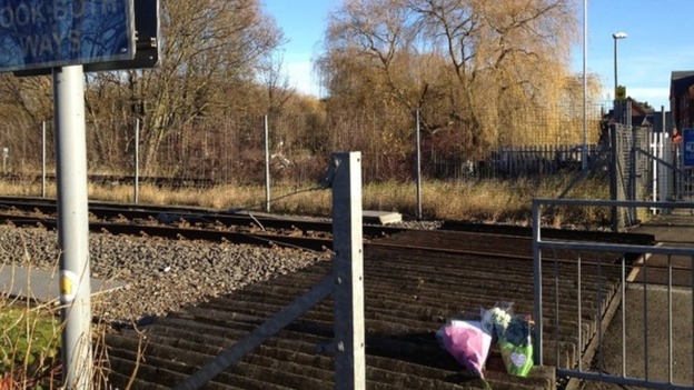 The crossing where the accident happened
