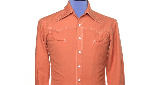 Orange shirt identical to one worn by Harrison in the 1970's