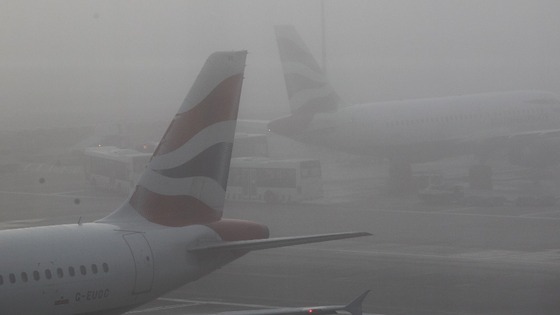 British Airways planes wait to depart from Terminal 5 at Heathrow