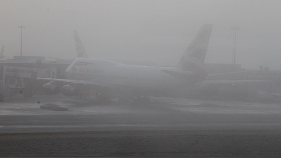 British Airways planes wait to depart from Terminal 5 at Heathrow
