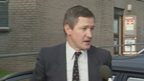 Pat Finucane being interviewed in 1988