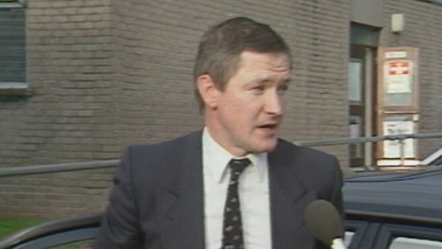 Pat Finucane being interviewed in 1988