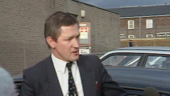 Par Finucane being interviewed in 1988