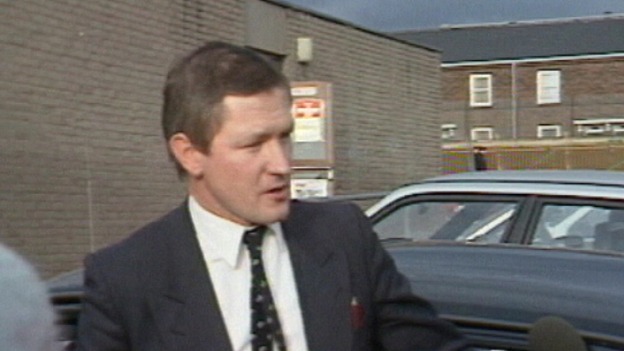 Par Finucane being interviewed in 1988