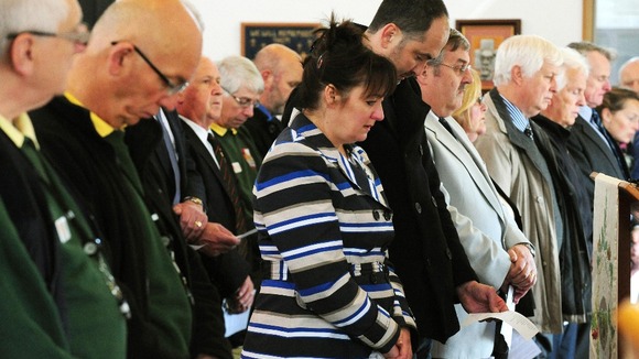 A service was held today at the National Memorial Arboretum.