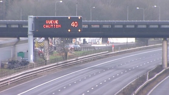 M6 southbound is deserted