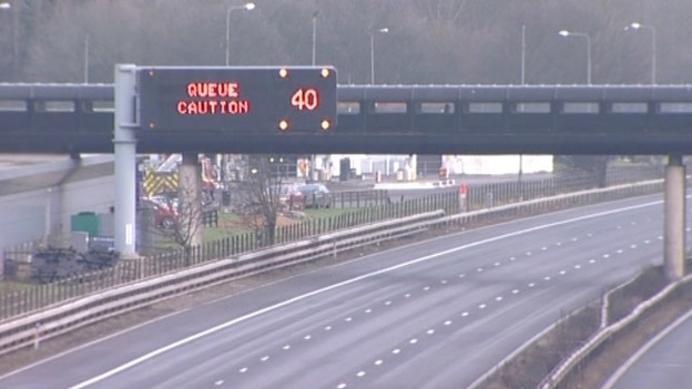 M6 southbound is deserted