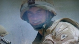 Aaron Black serving with Black Watch in Afghanistan