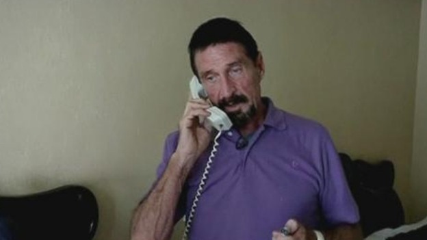 Silicon Valley millionaire John McAfee
