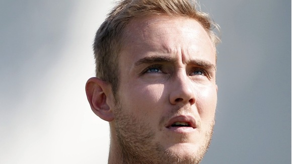 England fast bowler Stuart Broad