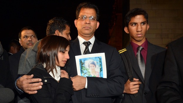 Jacintha Saldanha's family