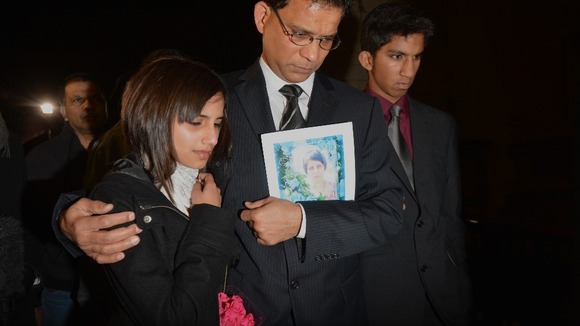 Mrs Saldanha's family