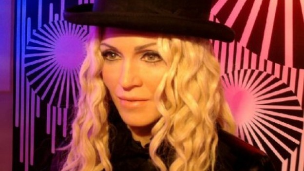 Wax work of Madonna