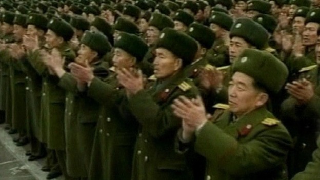 Rallying in Pyongyang