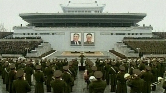 Rallying in Pyongyang