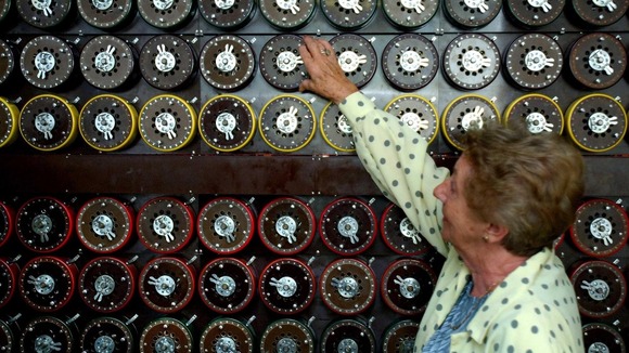 Turing Bombe machines like this one cracked 3,000 enemy messages a day during the war