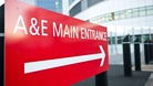 Generic shot of an A&E department sign