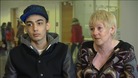 Martin Solomon, 20, with his mum Paula