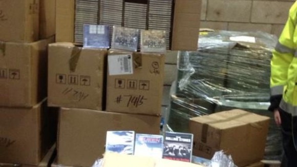 Massive haul of fake CDs seized at Manchester airport