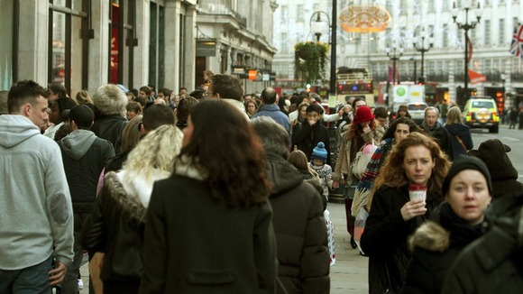 Pre Christmas shoppers