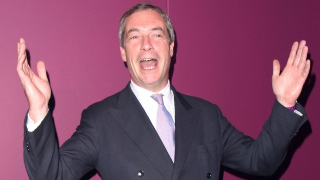 UKIP party leader Nigel Farage