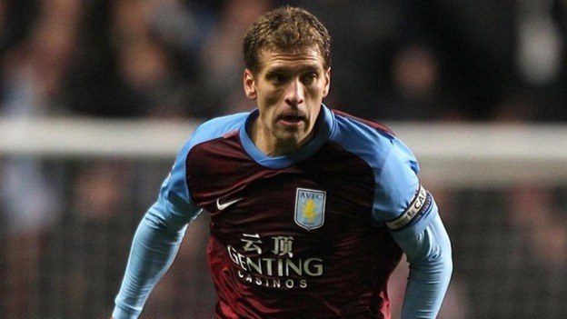 Aston Villa captain Stiliyan Petrov