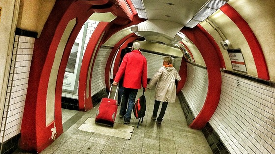 General view of the London Underground.