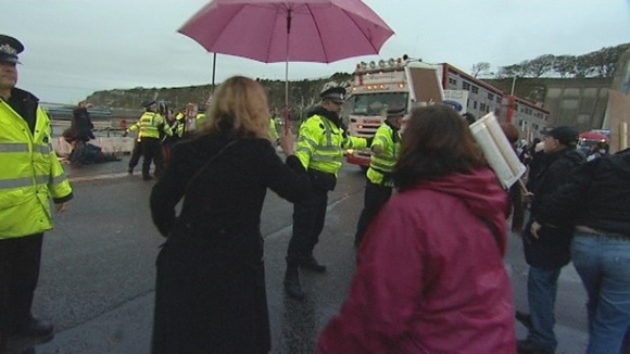 Protests, exports, Ramsgate