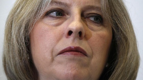 The Home Secretary Theresa May