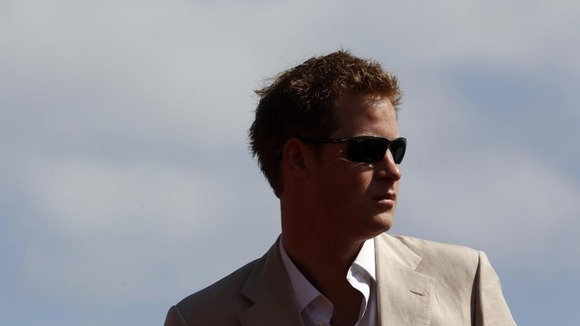 Prince Harry during his recent Diamond Jubilee tour to the Caribbean