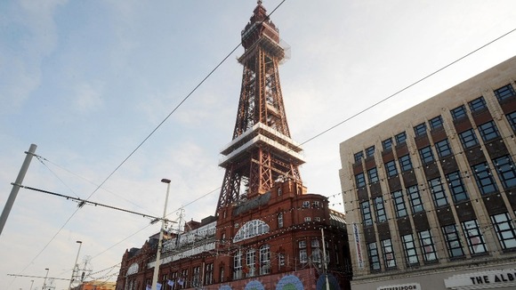 Blackpool Tower, where director Tim Burton shot some of The Killers music video