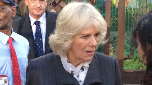 Duchess of Cornwall visits community project.