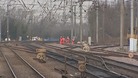 Work on damaged overhead cables in Hertfordshire.
