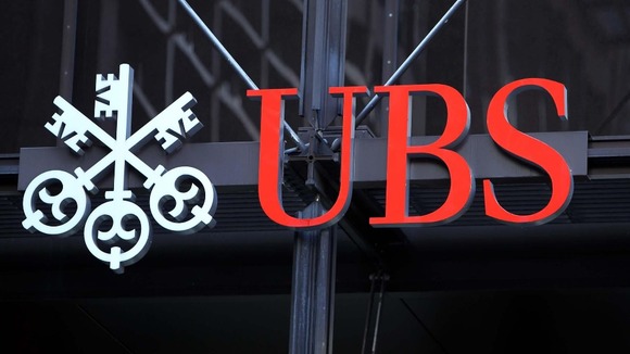 UBS bank in the city of London