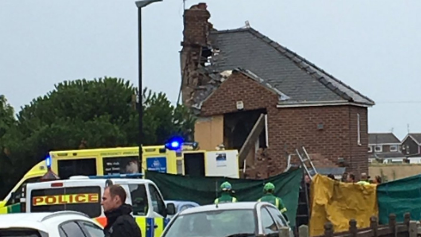 House destroyed in explosion in Sunderland female pulled from rubble