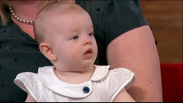 Olivia Norton with mum Louise on the Daybreak sofa