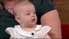 Olivia Norton with mum Louise on the Daybreak sofa