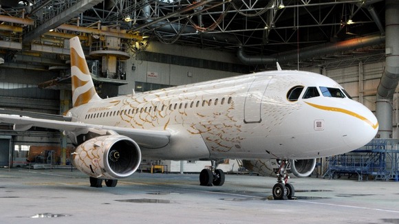 The newly designed aircraft was unveiled at Heathrow Airport.