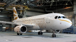 The newly designed aircraft was unveiled at Heathrow Airport.