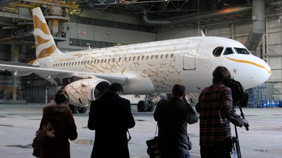 The design was revealed to the media at Heathrow Airport.
