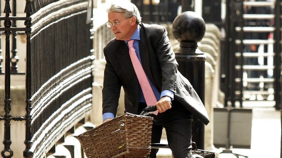 Andrew Mitchell arriving at Downing Street in May