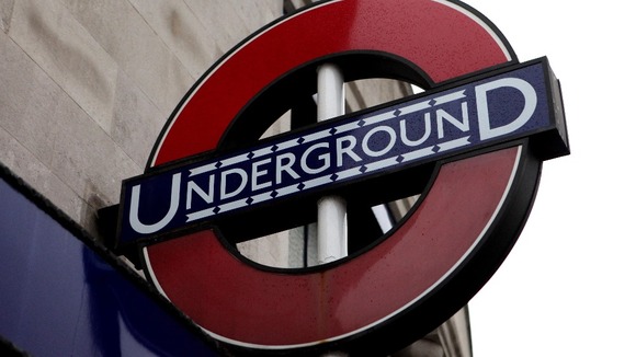 Tube sign.