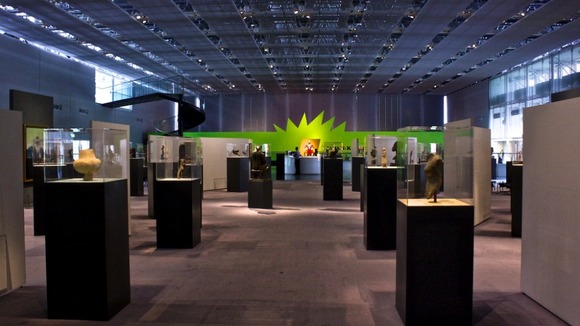 Exhibition space at the Sainsbury Centre