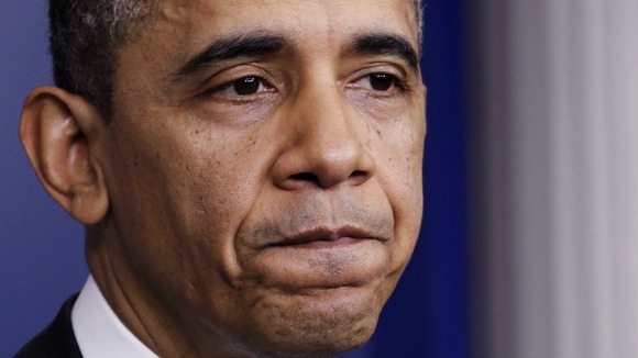 The fiscal cliff looms large on the horizon for Barack Obama